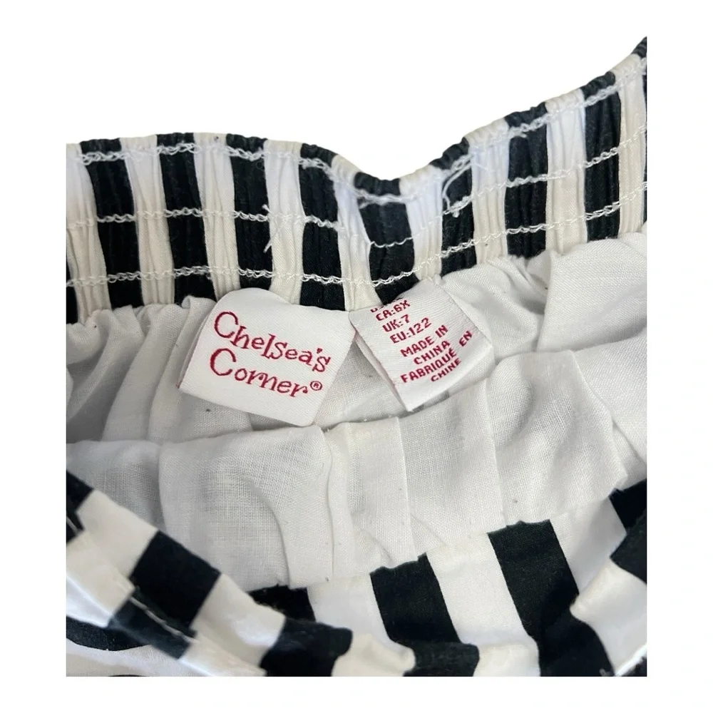 Bundle of Girl Clothings Floral Dress and Striped Skirt And Tank Set Size 5/6
